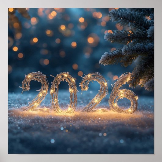 happy new year poster 2026 ポスター (正面)