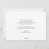 Happy New Year Scriptフォトアはっきりしたーレイ シーズンカード (裏面)