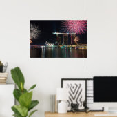 Happy New Year Singapore ポスター (ホームオフィス)