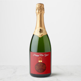 Happy New Year Sparkling Wine Bottle Labels (6) スパークリングワインラベル