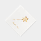 Happy New Year Star Hat 箔ナプキン (右)