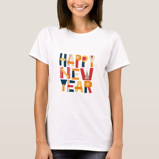 Happy New Year Tシャツ (正面)