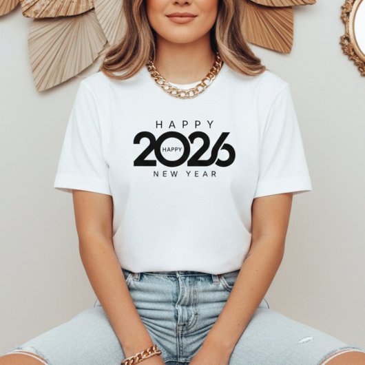 Happy New Year T-shirt, New Year 2026 shirt Tシャツ