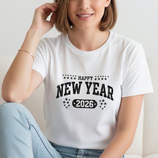 Happy New Year T-shirt, New Year 2026 shirt Tシャツ