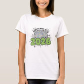 Happy New Year T-shirt, New Year 2026 shirt Tシャツ (正面)