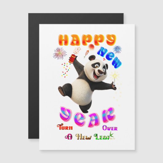 Happy New Year Turn Over A New Leaf (正面/裏面)