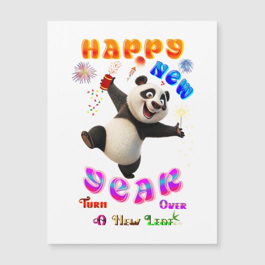 Happy New Year Turn Over A New Leaf (正面)