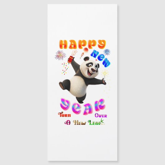 Happy New Year Turn Over A New Leaf (正面)