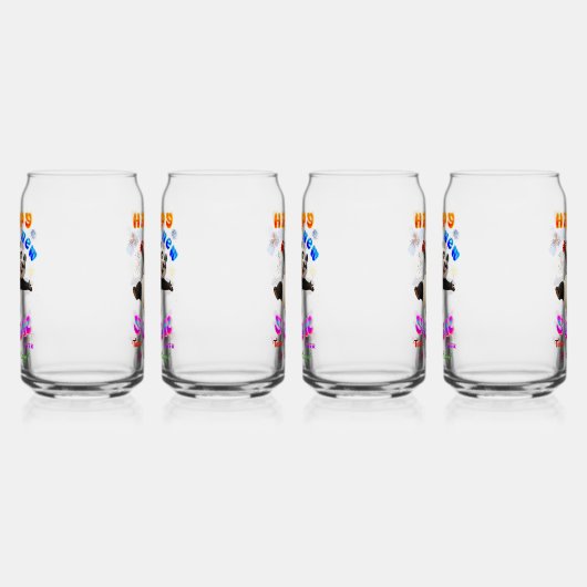 Happy New Year Turn Over A New Leaf ガラス缶 (右)