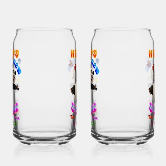 Happy New Year Turn Over A New Leaf ガラス缶 (右)