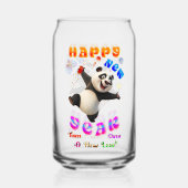 Happy New Year Turn Over A New Leaf ガラス缶 (裏面)