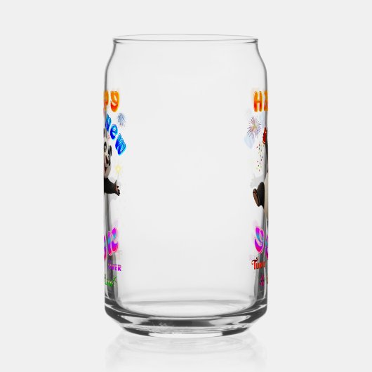 Happy New Year Turn Over A New Leaf ガラス缶 (右)