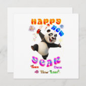 Happy New Year Turn Over A New Leaf ノートカード (正面/裏面)