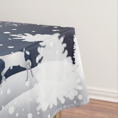 Happy New Year! Winter Fairy Tale Fantasy blue テーブルクロス (インサイチュ)