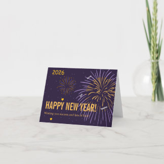 Happy New Year– Wishing You Success and Love カード