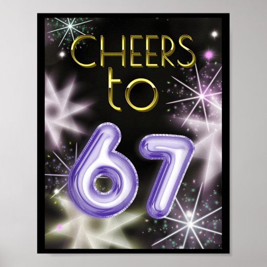 Happy New Year With A 6 7 Zoomer Meme Vibe. 2026 C ポスター (正面)