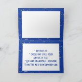 Happy New Year With Champagne & Confetti シーズンカード (内部)