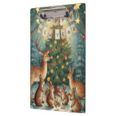 Happy New Year Woodland Animal クリップボード (左)