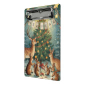 Happy New Year Woodland Animal ミニクリップボード (アングル2)