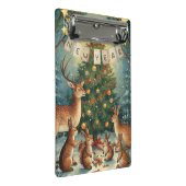 Happy New Year Woodland Animal ミニクリップボード (アングル)
