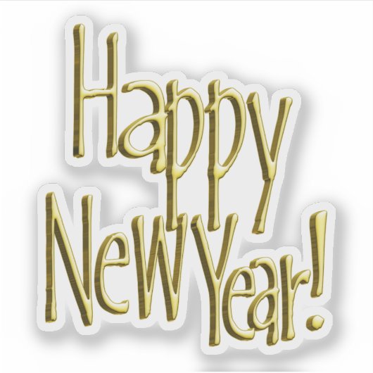 Happy New Years  シール (正面)