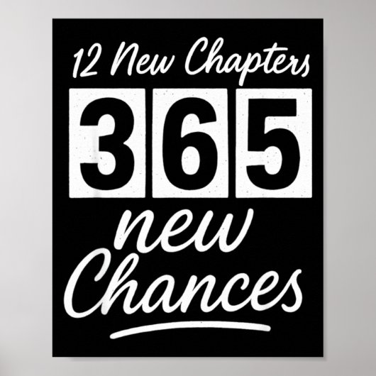 Happy New Years 12 New Chapters 365 New Chances Ne ポスター (正面)