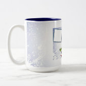 Happy New Year's Add Your Photos Mug ツートーンマグカップ (左)