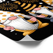 Happy New Years Eve Party Gnomes Matching Family  ポスター (角)