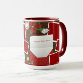 Happy New Year's with Holly写真の追加マグカップ マグカップ (正面右)