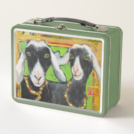 Happy Nigerian Goats lunch box メタルランチボックス