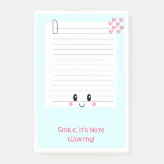 Happy Notes Blue:かわいい付箋It-Notes ポストイット