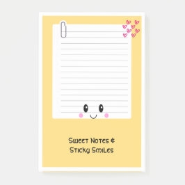 Happy Notes Orange:かわいいスティッキーポスト – It Notes ポストイット