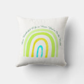 Happy 'Now That You're In The World' クッション (裏面)