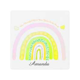 Happy 'Now That You're In The World'  メタルプリント