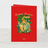 Happy Nowruz Happy New Year Goldfish カード (裏面)