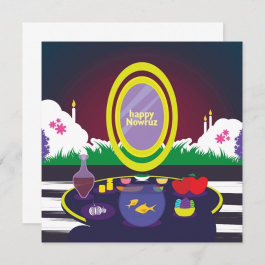 Happy Nowruz Persian新年 (正面/裏面)