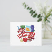 Happy Nowruz Persian新年 シーズンポストカード (スタンド正面)