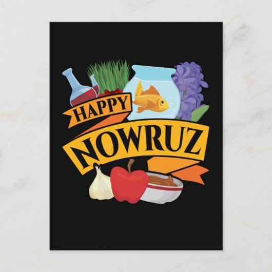 Happy Nowruz Persian新年 ポストカード (正面)