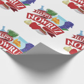Happy Nowruz Persian新年 ラッピングペーパー (角)