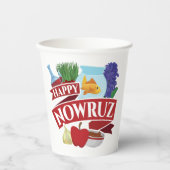 Happy Nowruz Persian新年 紙コップ (正面)
