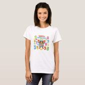 Happy Number Day 2026 Cute Maths T Shirt for Kids Tシャツ (正面フル)