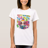Happy Numbers Cute Maths T Shirt for Kids Tシャツ (正面)