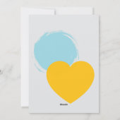 Happy Occasions Greeting Card with a Simple Heart シーズンカード (裏面)
