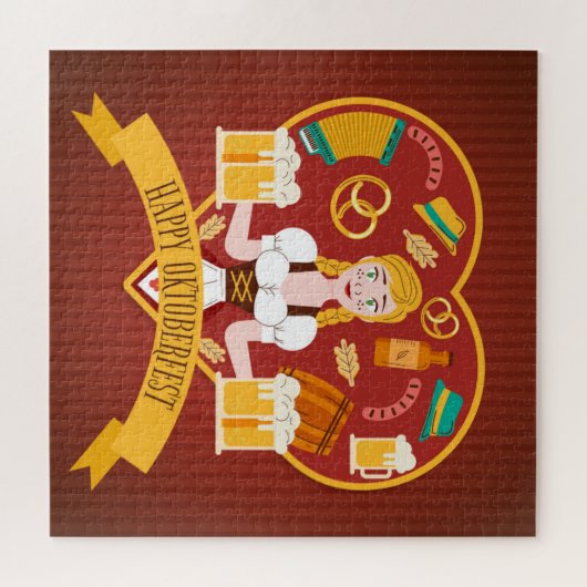 Happy Oktoberfest ジグソーパズル (横)