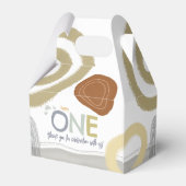 Happy One First Birthday boy Favor Boxes フェイバーボックス (裏面サイド)