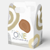 Happy One First Birthday boy Favor Boxes フェイバーボックス (オープン)