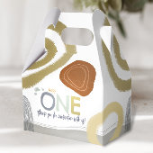 Happy One First Birthday boy Favor Boxes フェイバーボックス