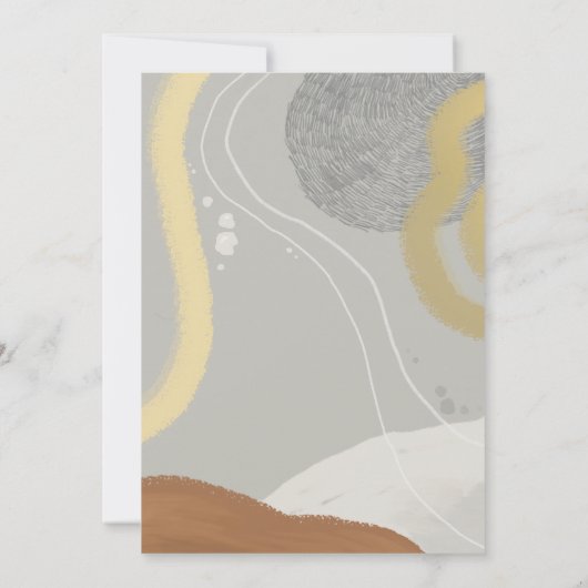 Happy One First Birthday boy Invitation 招待状 (裏面)