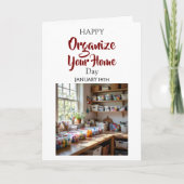 Happy Organize Your Home Day! January 14th カード (正面)