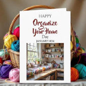 Happy Organize Your Home Day! January 14th カード